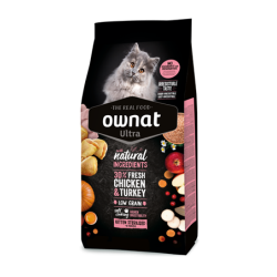 Ownat Cat ULTRA kitten sterilized pollo e tacchino 1.5 KG