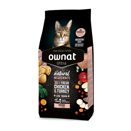 Ownat Cat ULTRA mature pollo e tacchino 1.5 KG