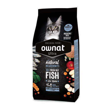 Ownat Cat ULTRA young sterilized pesce 1.5 KG