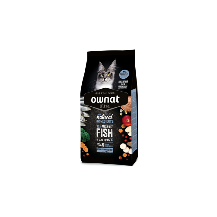 Ownat Cat ULTRA young sterilized pesce 1.5 KG