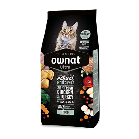 Ownat Cat ULTRA young pollo e tacchino 1.5 KG