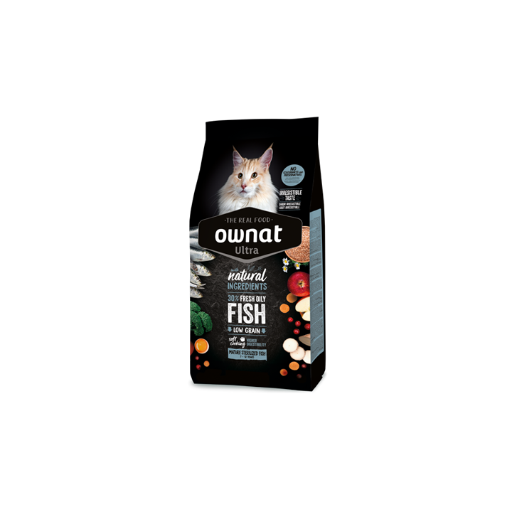 Ownat Cat ULTRA mature sterilized pesce 1.5 KG