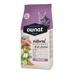 Ownat cat CLASSIC Adult sterilized Pollo 15 KG