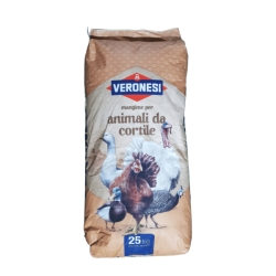 Mangime completo tacchini e selvaggina Kg 25 pellet